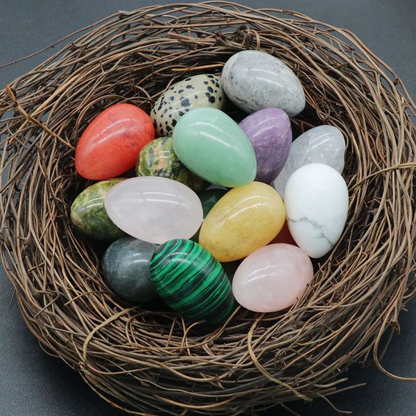 easter ornament 30mm egg statue natural stone carved decoration rose quartz healing crystal gift room decor, Black
easter ornament 30mm egg statue natural stone carved decoration rose quartz healing crystal gift room decor, Black