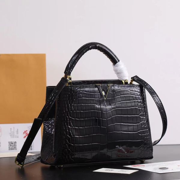 star style handbag lady tote bag women hand bags litchee pattern genuine leather shoulder bag famous crossbody bag detchable strap 49740
star style handbag lady tote bag women hand bags litchee pattern genuine leather shoulder bag famous crossbody bag detchable strap 49740