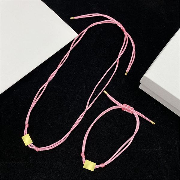 pink solitaire necklaces women adjustable rope pendant necklaces small cute bracelet for lady, Silver
pink solitaire necklaces women adjustable rope pendant necklaces small cute bracelet for lady, Silver