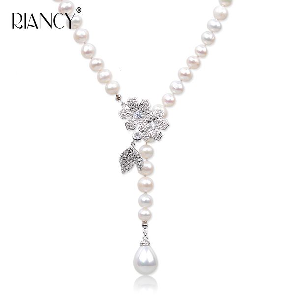 chokers fashion natural freshwater white long pearl necklace for women beautiful bohemian stye adjustable pearl sweater chain 230223, Golden;silver
chokers fashion natural freshwater white long pearl necklace for women beautiful bohemian stye adjustable pearl sweater chain 230223, Golden;silver