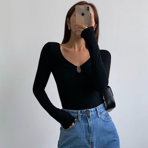 women's blouses shirts beenle pure wind korean fashion girl hollowed out vneck long sleeve tshirt leggings female spring autumn bottomi, White
women's blouses shirts beenle pure wind korean fashion girl hollowed out vneck long sleeve tshirt leggings female spring autumn bottomi, White