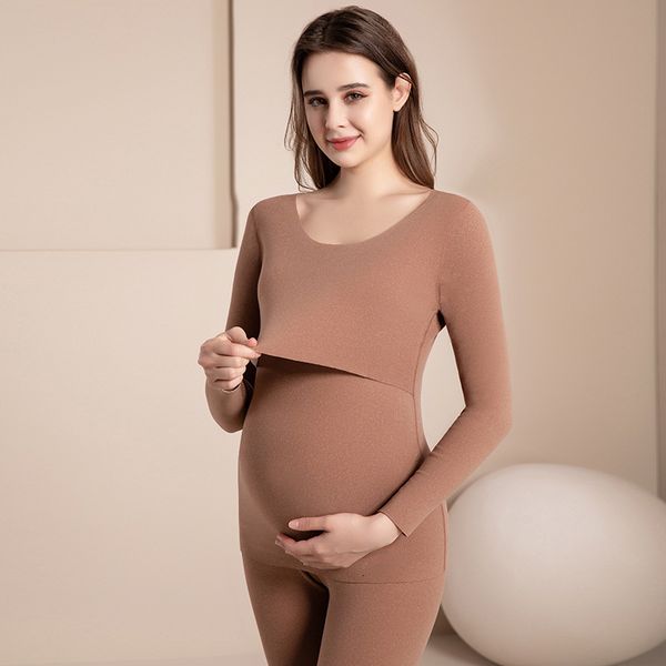 sleep lounge fattening and increasing pregnant women's suit warm underwear baby feeding thin velvet postpartum lactation 230223, White
sleep lounge fattening and increasing pregnant women's suit warm underwear baby feeding thin velvet postpartum lactation 230223, White