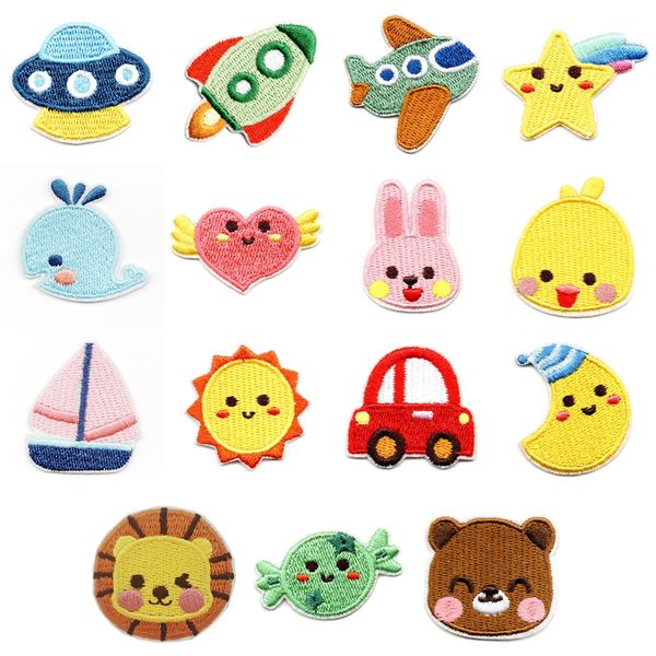 self-adhesive patches sewing notions cute cartoon embroidered appliques iron on patches for clothing jackets t shirt bag hat diy accessory, Black
self-adhesive patches sewing notions cute cartoon embroidered appliques iron on patches for clothing jackets t shirt bag hat diy accessory, Black