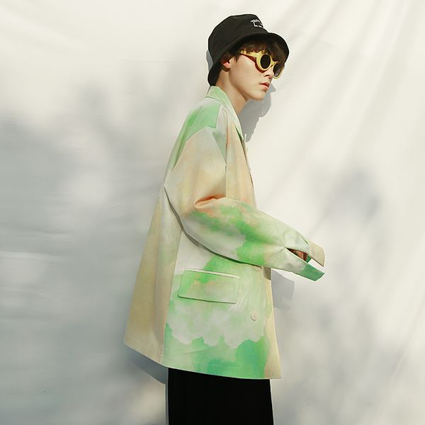 men's suits blazers spring casual blazer jacket men small suit korean version the trend of single western gradient color clothes 230222, White;black
men's suits blazers spring casual blazer jacket men small suit korean version the trend of single western gradient color clothes 230222, White;black