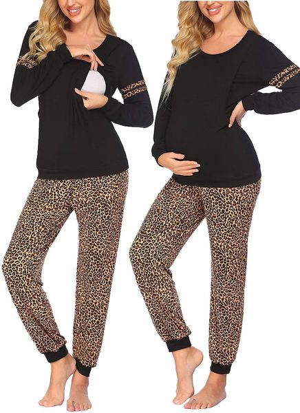 sleep lounge european and american women's printed maternity lactation long sleeve care set 230223, White
sleep lounge european and american women's printed maternity lactation long sleeve care set 230223, White