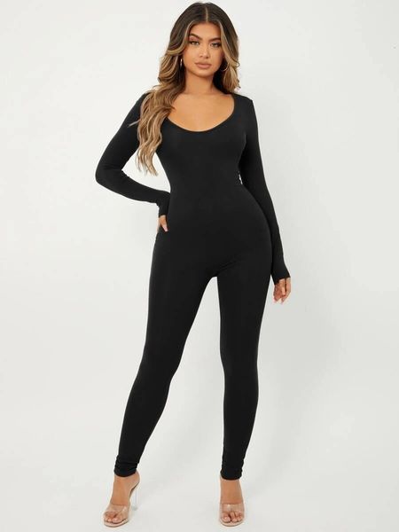 women's jumpsuits rompers lw sxy scoop neck unitard jumpsuit sheath body-shaping casual stretchy activewear sporty long sleeve basic si, Black;white
women's jumpsuits rompers lw sxy scoop neck unitard jumpsuit sheath body-shaping casual stretchy activewear sporty long sleeve basic si, Black;white