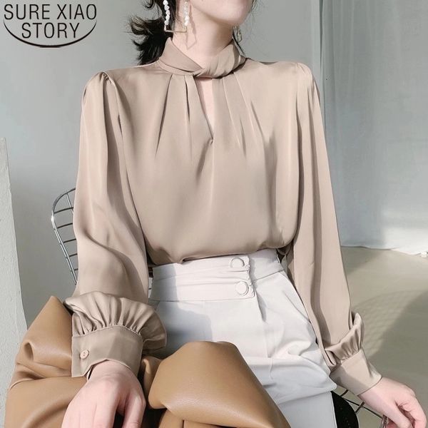 women's blouses shirts autumn elegant fashion acetate satin blouses women office lady long lantern sleeve shirt blusa mujer clothes 16, White
women's blouses shirts autumn elegant fashion acetate satin blouses women office lady long lantern sleeve shirt blusa mujer clothes 16, White
