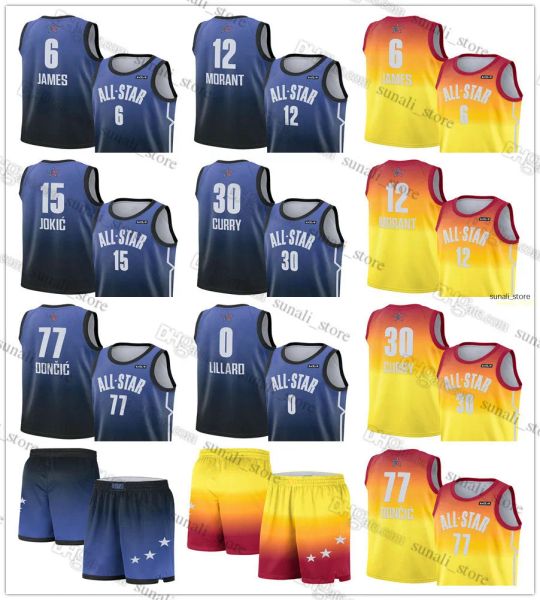 2023 all-star western basketball jerseys lebron james stephen curry luka nikola doncic jokic ja morant damian lillard shorts pants men women, Black;red
2023 all-star western basketball jerseys lebron james stephen curry luka nikola doncic jokic ja morant damian lillard shorts pants men women, Black;red