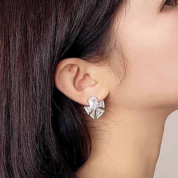 botiega bowknot earrings designer studs dangle for woman crystal gold plated 18k t0p quality fashion classic style exquisite gift 023, Silver
botiega bowknot earrings designer studs dangle for woman crystal gold plated 18k t0p quality fashion classic style exquisite gift 023, Silver