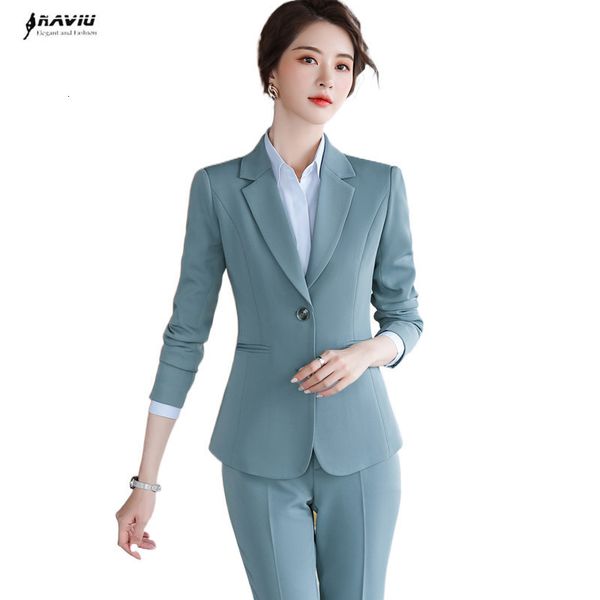 women's suits blazers business pants suit women fashion temperament long sleeve slim blazer and trousers office lady formal interview w, White;black
women's suits blazers business pants suit women fashion temperament long sleeve slim blazer and trousers office lady formal interview w, White;black
