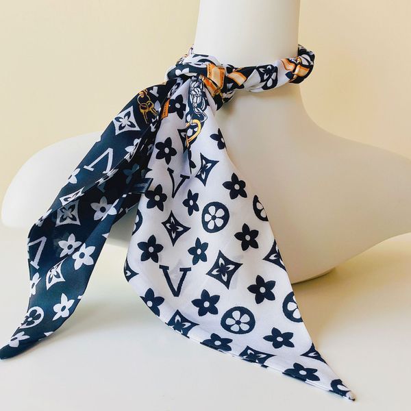 designer print floral silk scarf headband for women fashion long handle bag scarves paris shoulder tote luggage ribbon head wraps 112-8cm, Blue;gray
designer print floral silk scarf headband for women fashion long handle bag scarves paris shoulder tote luggage ribbon head wraps 112-8cm, Blue;gray