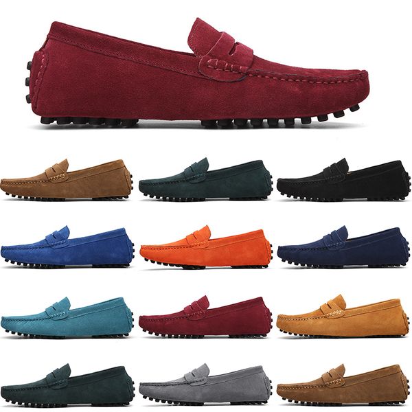 men casual shoes mens slip on lazy suede leather shoe big size 38-47 purple, Black
men casual shoes mens slip on lazy suede leather shoe big size 38-47 purple, Black
