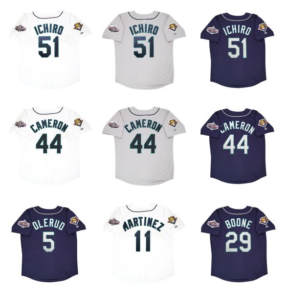 ichiro suzuki 2001 all star seattle throwback mariners baseball jersey mike 44 cameron edgar martinez john olerud bret boone white blue grey, Blue;black
ichiro suzuki 2001 all star seattle throwback mariners baseball jersey mike 44 cameron edgar martinez john olerud bret boone white blue grey, Blue;black