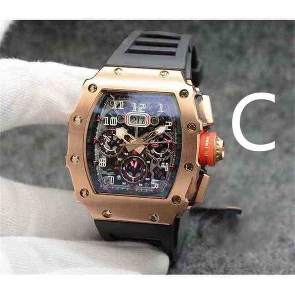 stainless luxury rubber rm11-03 mens multi-function men mechanics steel red watch rose gold richa sapphire glass automatic mechanical 3lgf, Black;brown
stainless luxury rubber rm11-03 mens multi-function men mechanics steel red watch rose gold richa sapphire glass automatic mechanical 3lgf, Black;brown