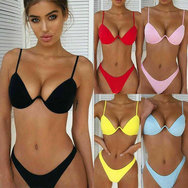 women's swimwear women bandage pushup padded bra bikini set swimwear swimsuit bathing suit z0223, White;black
women's swimwear women bandage pushup padded bra bikini set swimwear swimsuit bathing suit z0223, White;black