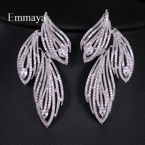 stud emmaya elegant leaf shaped cubic zirconia crystal bridal long earrings luxury wedding jewelry for brides party gift 230223, Golden;silver
stud emmaya elegant leaf shaped cubic zirconia crystal bridal long earrings luxury wedding jewelry for brides party gift 230223, Golden;silver