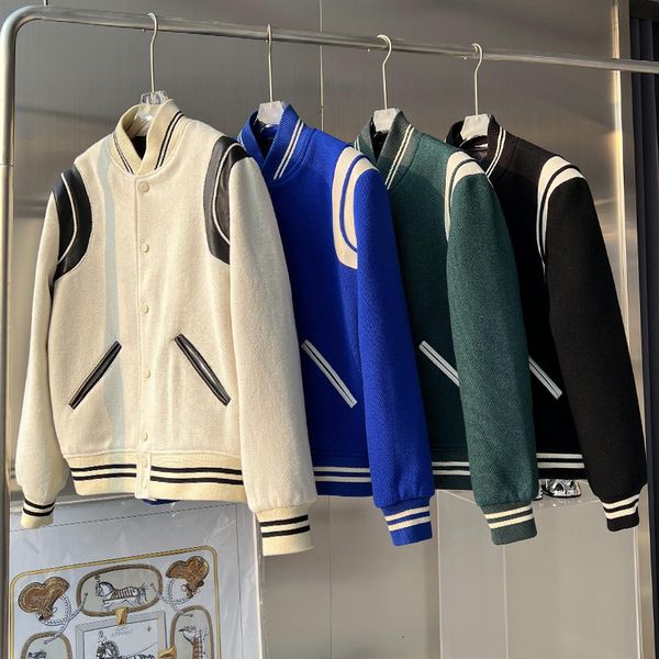 men's jackets brand high end classic panel woollen jacket original design coat famous quality couple baseball uniforms xs6xl 230223, Black;brown
men's jackets brand high end classic panel woollen jacket original design coat famous quality couple baseball uniforms xs6xl 230223, Black;brown