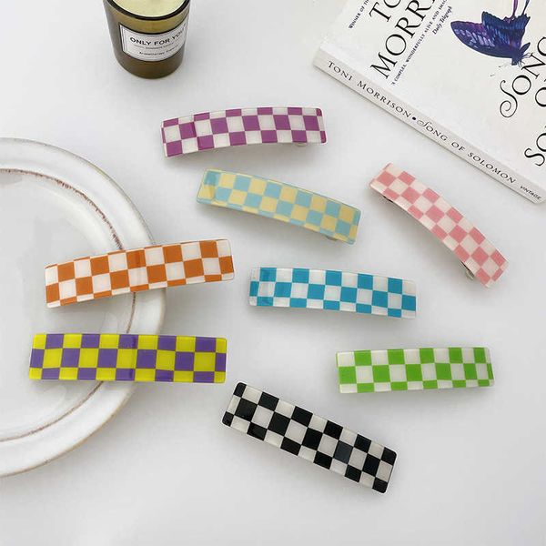 hair clips barrettes 105cm korean net ins grid clip french gingham color girl square hairpin for girls candy color j230221, Golden;silver
hair clips barrettes 105cm korean net ins grid clip french gingham color girl square hairpin for girls candy color j230221, Golden;silver