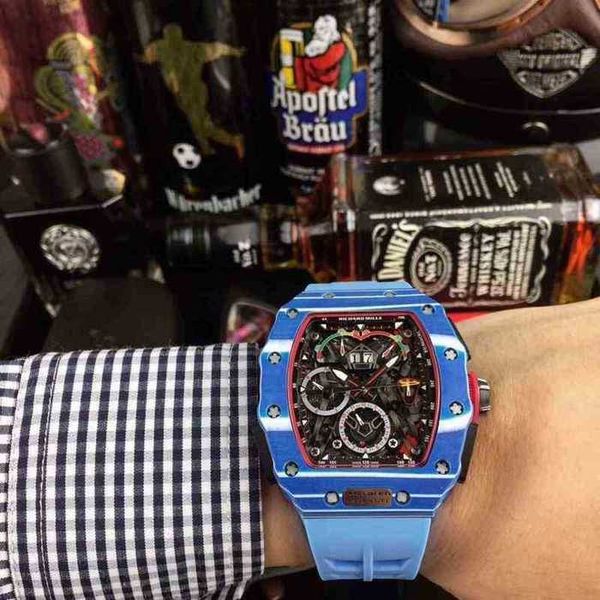 mens mechanics watch richa technology carbon fiber wine barrel type automatic multifunctional milles machinery grade luxury, Black;brown
mens mechanics watch richa technology carbon fiber wine barrel type automatic multifunctional milles machinery grade luxury, Black;brown