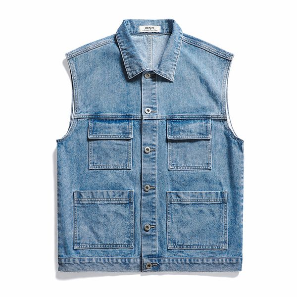 men's vests veste sans manche homme mens vest jackets sleeveless denim men casual cotton comfort 230223, Black;white
men's vests veste sans manche homme mens vest jackets sleeveless denim men casual cotton comfort 230223, Black;white
