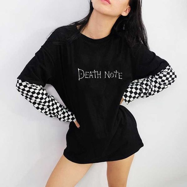 women's t-shirt death note harajuku gothic oversize t shirt short sleeve cotton kpop aesthetic hip hop streetwear women tees goth clot, White
women's t-shirt death note harajuku gothic oversize t shirt short sleeve cotton kpop aesthetic hip hop streetwear women tees goth clot, White