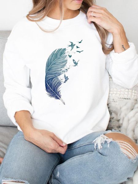 women's hoodies sweatshirts feather watercolor fashion print autumn fall spring lady pullovers for women female casual clothing graphic, Black
women's hoodies sweatshirts feather watercolor fashion print autumn fall spring lady pullovers for women female casual clothing graphic, Black