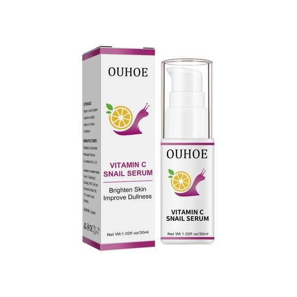 ouhoe whitening brightening vitamin c repair skin elasticity deeply moisturize anti aging snail face serum
ouhoe whitening brightening vitamin c repair skin elasticity deeply moisturize anti aging snail face serum
