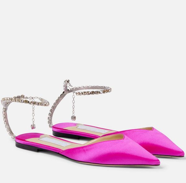 perfect brand women saeda sandals shoes crystal chain straps lady flat glitter luxury pointed toe party wedding footwear eu35-43, Black
perfect brand women saeda sandals shoes crystal chain straps lady flat glitter luxury pointed toe party wedding footwear eu35-43, Black