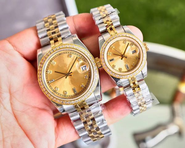 automatic men mechanical movement watches 41mm full stainless steel luminous waterproof 36mm women watch couples style classic wristwatches, Slivery;golden
automatic men mechanical movement watches 41mm full stainless steel luminous waterproof 36mm women watch couples style classic wristwatches, Slivery;golden