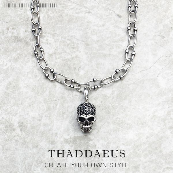 chokers skull pave charm necklace summer brand fashion jewelry europe 925 sterling silver bijoux rebel steel gift for women men 230223, Golden;silver
chokers skull pave charm necklace summer brand fashion jewelry europe 925 sterling silver bijoux rebel steel gift for women men 230223, Golden;silver
