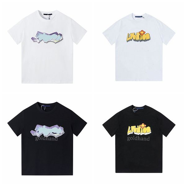 designer luxury man t-shirt spring summer fashion street style tees round neck printed, White;black
designer luxury man t-shirt spring summer fashion street style tees round neck printed, White;black