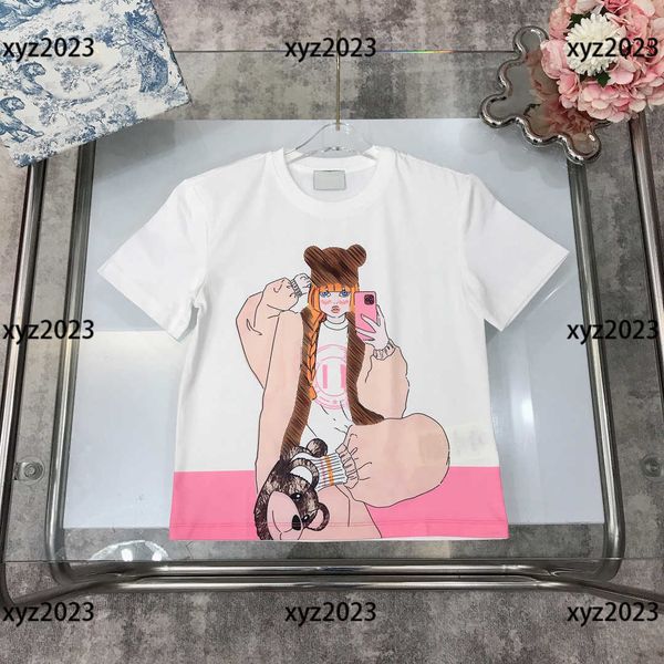 2023 kids short sleeve baby t-shirt child clothing summer fashion girl print breathable round neck new size 100-150 cm, Blue
2023 kids short sleeve baby t-shirt child clothing summer fashion girl print breathable round neck new size 100-150 cm, Blue
