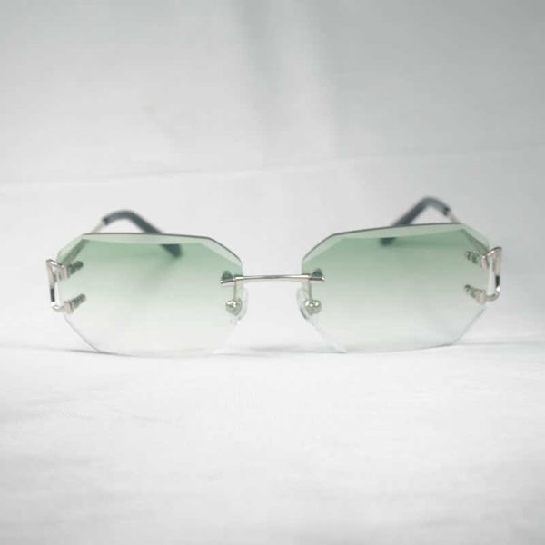 vintage rimless c wire sunglasses men eyewear accessorie for summer diamond cutting clear glasses metal frame women new fashion factory sun, White;black
vintage rimless c wire sunglasses men eyewear accessorie for summer diamond cutting clear glasses metal frame women new fashion factory sun, White;black