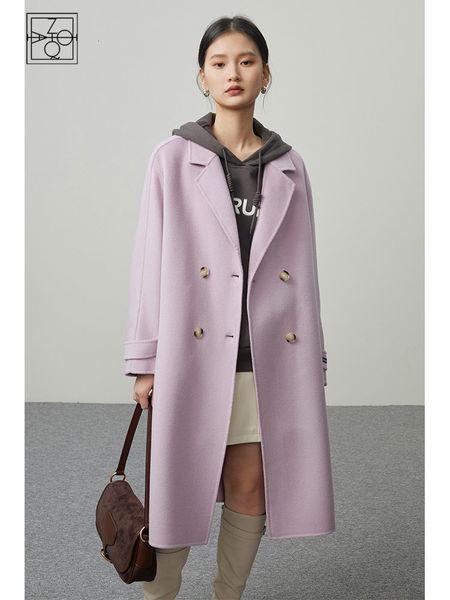 women's jackets ziqiao hepburn style doublesided woolen coat midlength winter niche design highquality female solid 100 wool coats 2302, Black;brown
women's jackets ziqiao hepburn style doublesided woolen coat midlength winter niche design highquality female solid 100 wool coats 2302, Black;brown