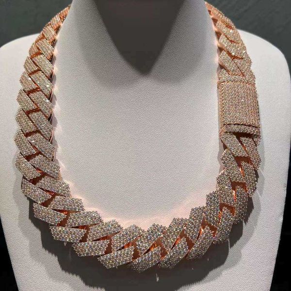 rapper chain hip hop jewelry 24mm miami cuban chain diamond 925 sterling silver iced out cuban chain men vvs moissanite necklace
rapper chain hip hop jewelry 24mm miami cuban chain diamond 925 sterling silver iced out cuban chain men vvs moissanite necklace