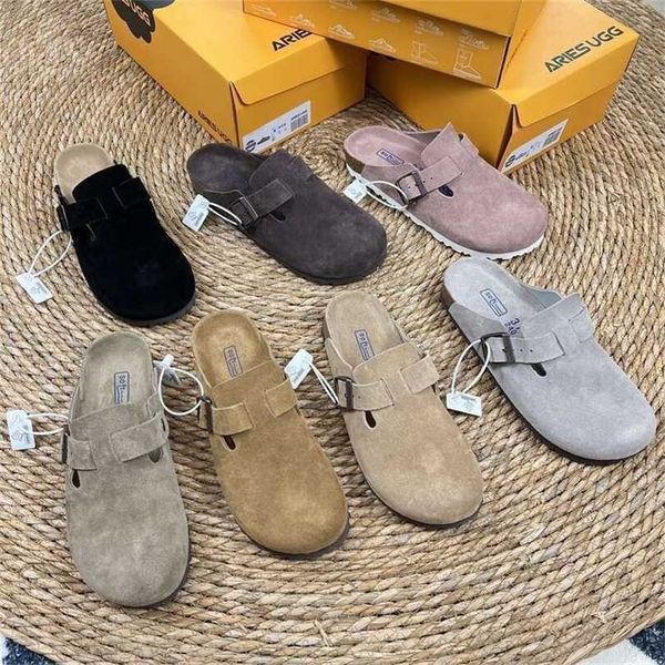 luxury slippers designer birkinstocks sandals sangpo boken shoes leather slippers half women's autumn wear mueller thick soled cork cas, Black
luxury slippers designer birkinstocks sandals sangpo boken shoes leather slippers half women's autumn wear mueller thick soled cork cas, Black