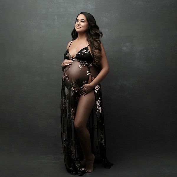 sleep lounge dress po shoot pregnant strap deep vneck transparent mesh flower sequins dinner maternity pography gown 230223, White
sleep lounge dress po shoot pregnant strap deep vneck transparent mesh flower sequins dinner maternity pography gown 230223, White