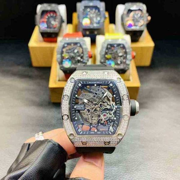 business mechanical trend richa luxury fashion rm11-03 automatic mens milles sky star mechanics tape watch, Black;brown
business mechanical trend richa luxury fashion rm11-03 automatic mens milles sky star mechanics tape watch, Black;brown