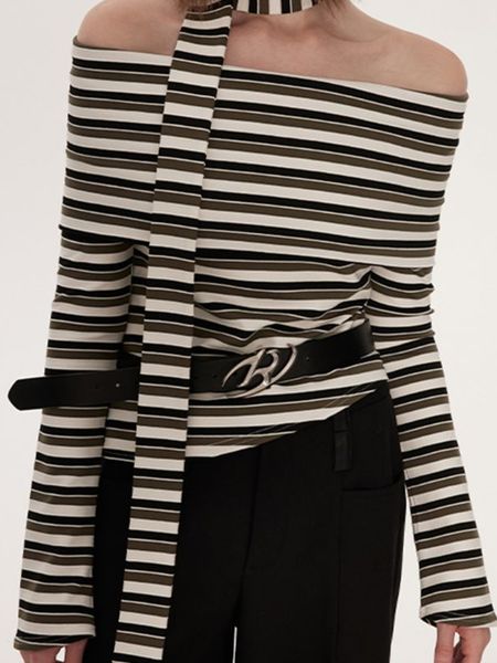 women's t shirt houzhou vintage strapless striped long sleeve tshirt y2k 90s aesthetic slim crop basic grunge fairy tees design 230222, White
women's t shirt houzhou vintage strapless striped long sleeve tshirt y2k 90s aesthetic slim crop basic grunge fairy tees design 230222, White