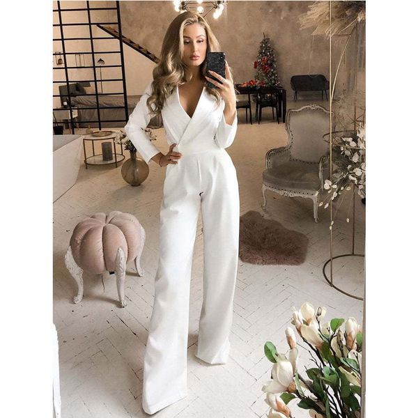 women's jumpsuits rompers foridol wide leg office ladies elegant jumpsuit women autumn winter femme jumpsuit overalls white long sleeve, Black;white
women's jumpsuits rompers foridol wide leg office ladies elegant jumpsuit women autumn winter femme jumpsuit overalls white long sleeve, Black;white