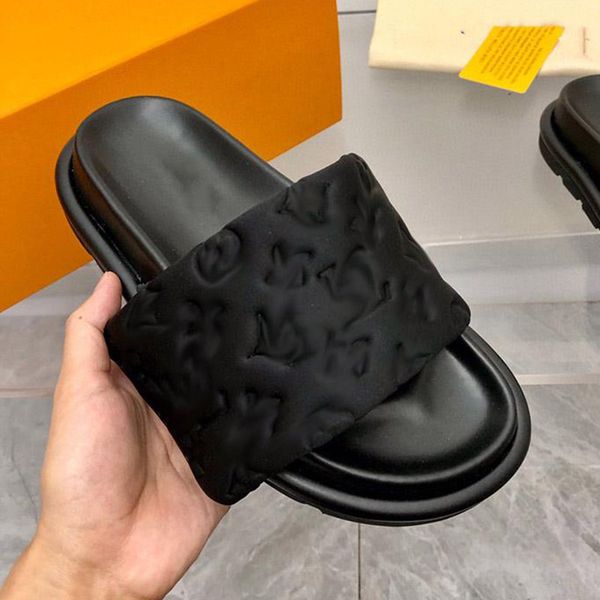 designer slippers pool pillow comfort embossed mules sandals men women triple black pink deep blue luxury fashion slides summer beach shoes
designer slippers pool pillow comfort embossed mules sandals men women triple black pink deep blue luxury fashion slides summer beach shoes
