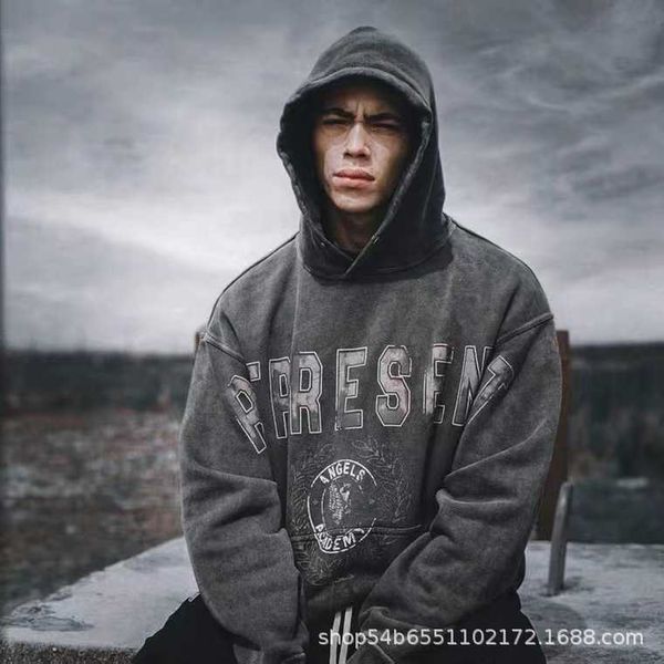2023 men's and women's hoodies fashion western european brand designer represne power by angel college print vintage high street, Black
2023 men's and women's hoodies fashion western european brand designer represne power by angel college print vintage high street, Black