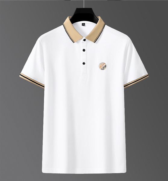 men's polo t-shirt summer new style solid color straight lapel short sleeve business fashion daily men's polo shirt, White;black
men's polo t-shirt summer new style solid color straight lapel short sleeve business fashion daily men's polo shirt, White;black