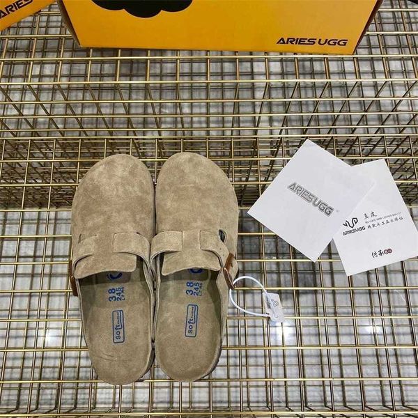slippers designer luxury birkinstocks sandals sangpo boken shoes baotou leather slippers half women's autumn wear mueller thick soled c, Black
slippers designer luxury birkinstocks sandals sangpo boken shoes baotou leather slippers half women's autumn wear mueller thick soled c, Black