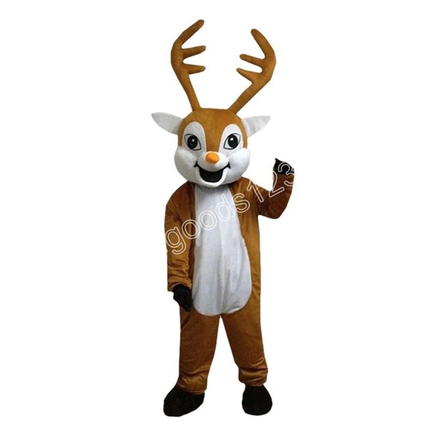 performance elk mascot costumes halloween fancy party dress cartoon character carnival xmas easter advertising birthday party costume, Red;yellow
performance elk mascot costumes halloween fancy party dress cartoon character carnival xmas easter advertising birthday party costume, Red;yellow