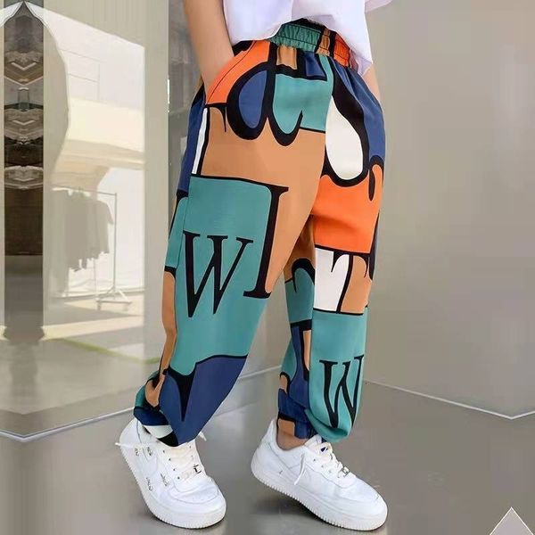 trousers boys print casual pants jeans summer graffiti designer vaqueros sweatpants thin teenage kids short clothes for 212 y 230223, Blue
trousers boys print casual pants jeans summer graffiti designer vaqueros sweatpants thin teenage kids short clothes for 212 y 230223, Blue