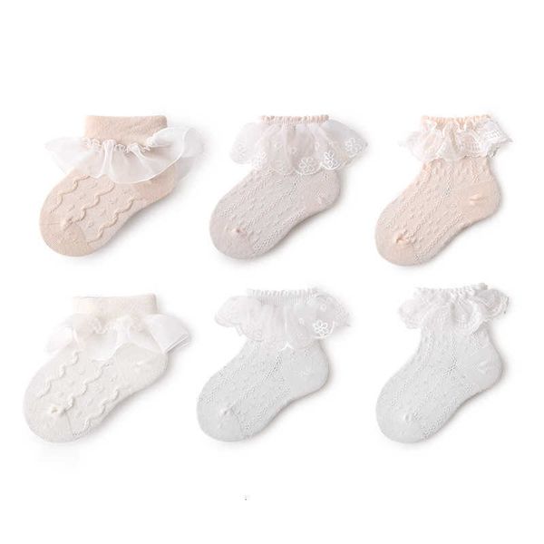 23 spring and summer new mesh baby socks girls' princess socks thin baby combed cotton large lace socks, Pink;yellow
23 spring and summer new mesh baby socks girls' princess socks thin baby combed cotton large lace socks, Pink;yellow