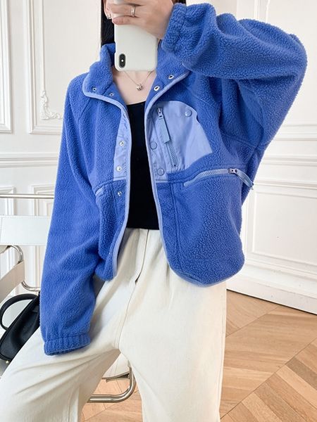 women's jackets spring coat pink coat half high collar ladies outerwear thin granular fleece jakcet 230222, Black;brown
women's jackets spring coat pink coat half high collar ladies outerwear thin granular fleece jakcet 230222, Black;brown