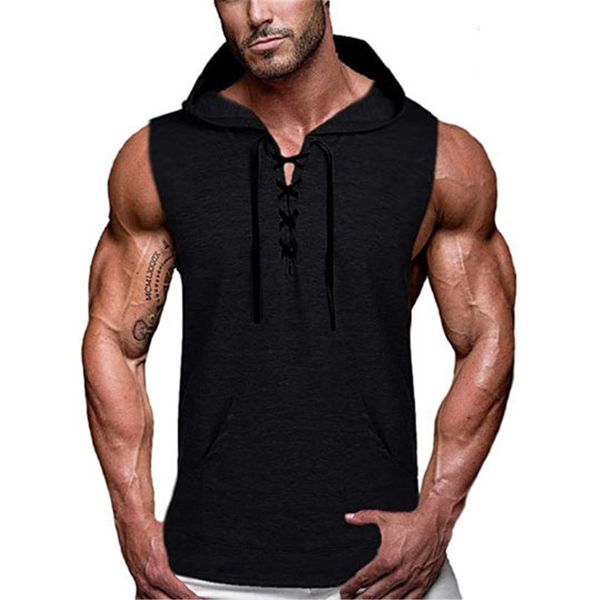 men's vests summe solid color casual muscle hoodie tank letter loose cotton bodybuilding sleeveless hooded tshirt 230222, Black;white
men's vests summe solid color casual muscle hoodie tank letter loose cotton bodybuilding sleeveless hooded tshirt 230222, Black;white