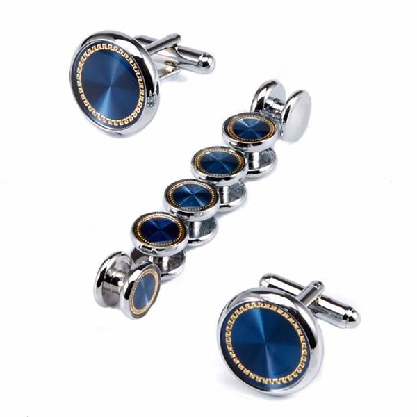 cuff links 8pcs set luxury black blue fashion round links arm buttons for men business shirts wedding jewelry accessories 230223, Silver
cuff links 8pcs set luxury black blue fashion round links arm buttons for men business shirts wedding jewelry accessories 230223, Silver